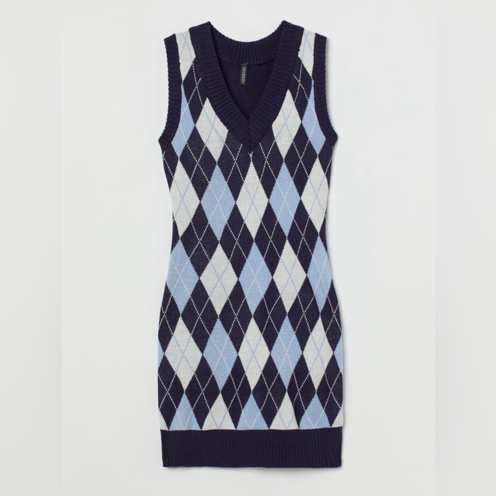 H&M Knit Sweater Vest Dress
